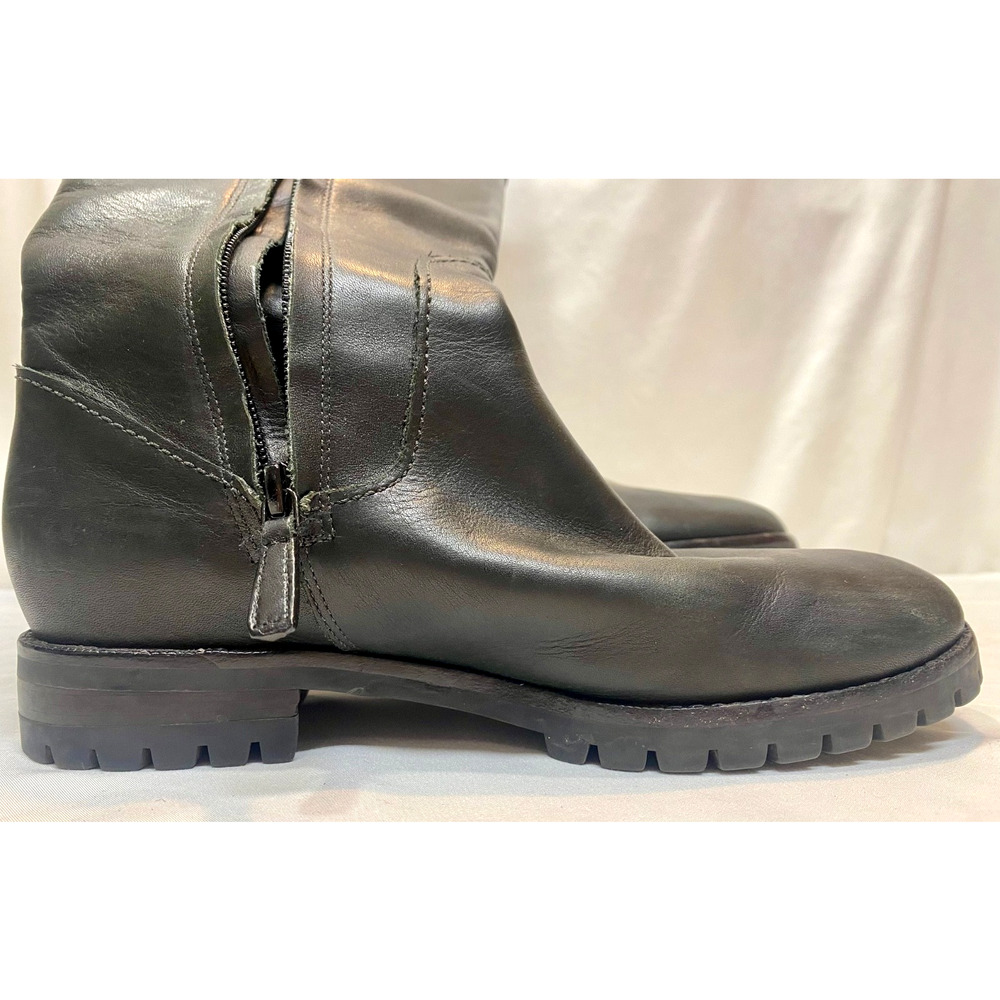 Cole Haan Women's Knee High Black Leather Riding Boots 7B - Picture 12 of 13